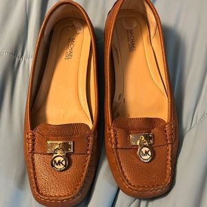 Camel color Michael Kors women’s loafers